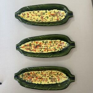 Vintage Ceramic Corn On The Cob Three Replacements